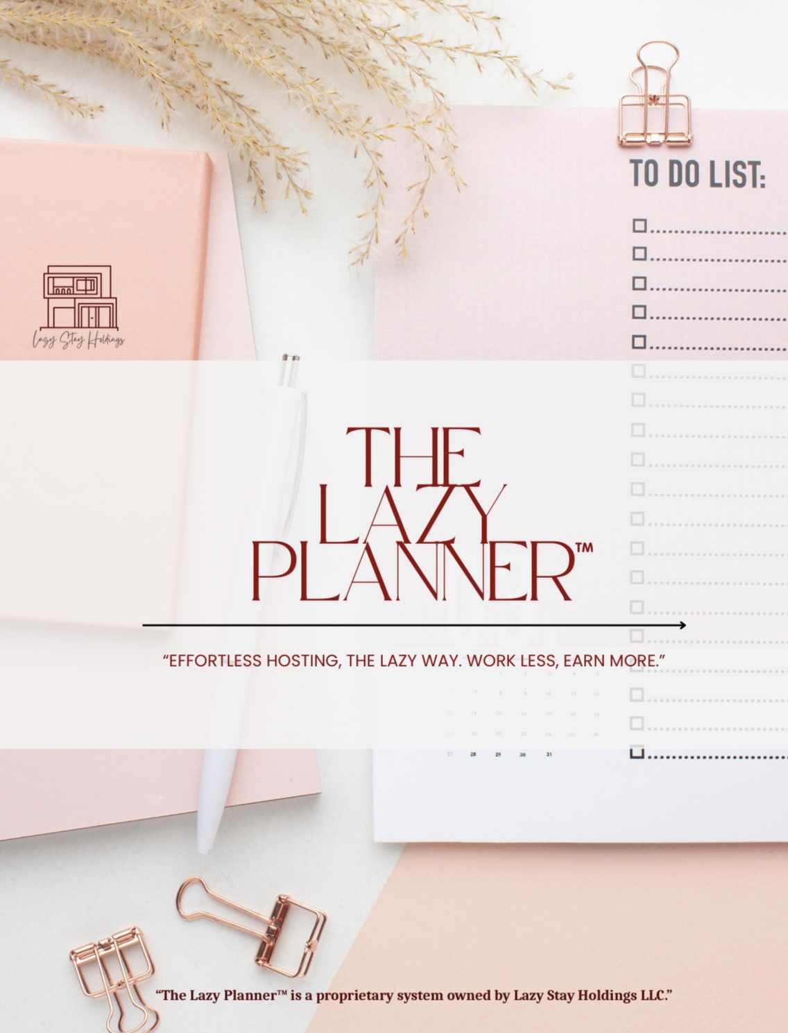 The Lazy Planner Host Edition cover