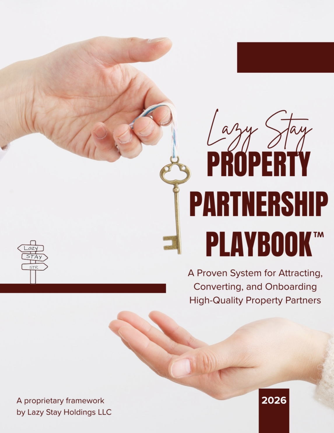 Lazy Stay Property Partnership Playbook cover