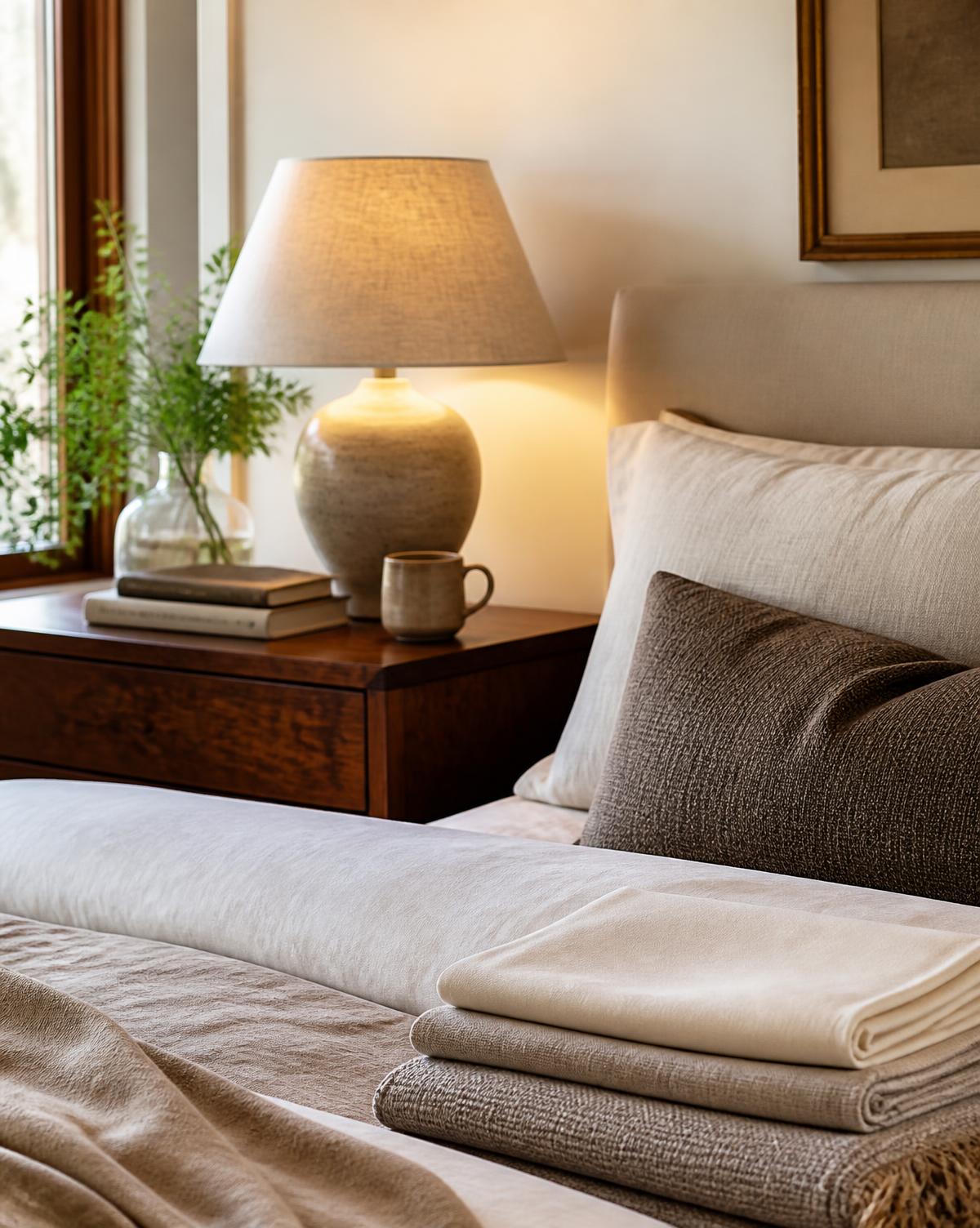 Warm, comfortable residential living room in an LSHS home